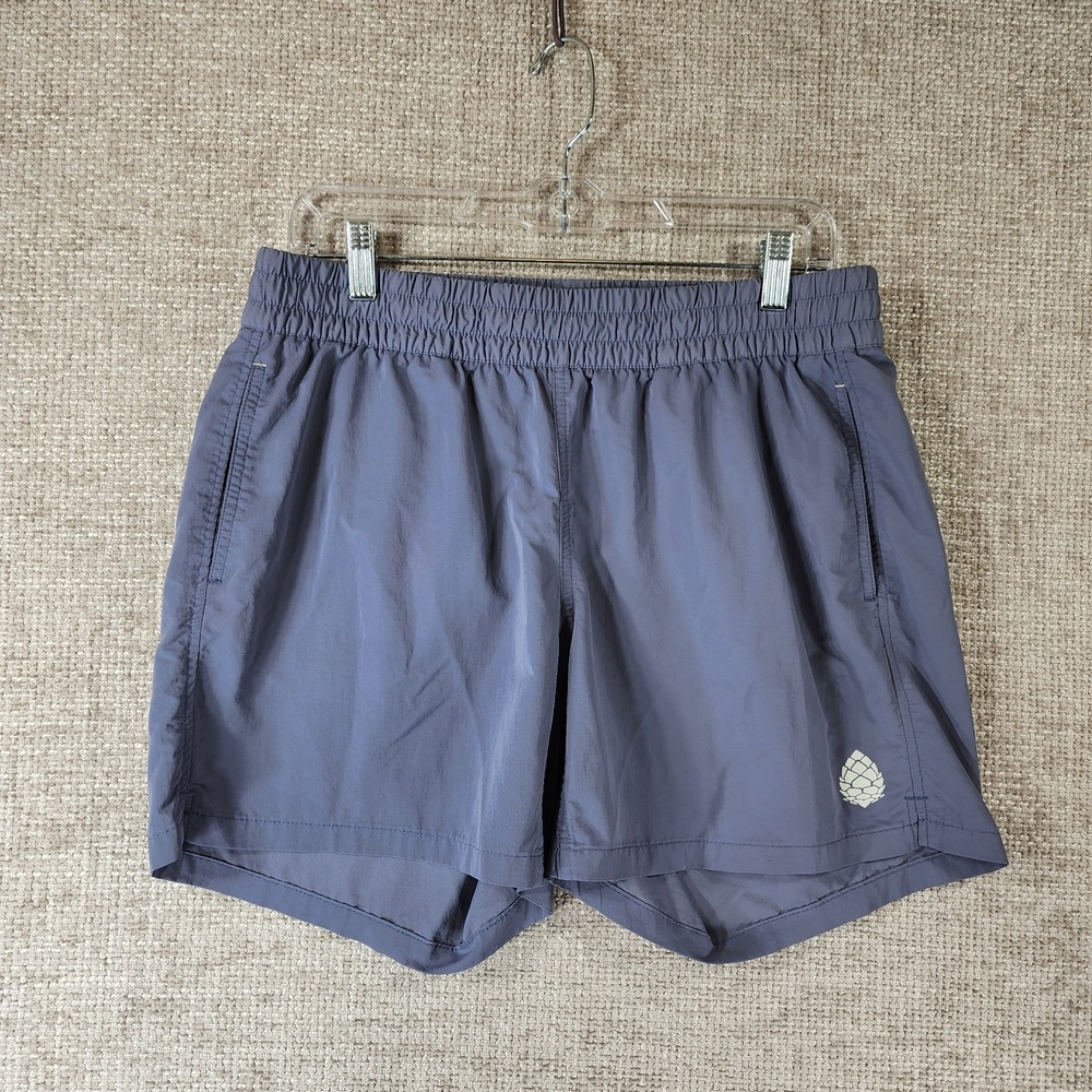 Stio Nylon Hideout Shorts Womens *L-XL Gray Hybrid Hiking Gorpcore 32x5